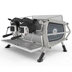 Sanremo Cafe Racer Custom Espresso Kahve Makinesi, 2 Gruplu, Siyah Beyaz