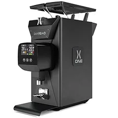 Sanremo X-One Kahve Değirmeni, Soğutmalı, 98 mm, Çift Hazneli, Siyah