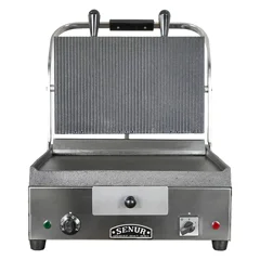 Senur SE 500 Döküm Kontaktgrill Hamburger Makinesi, Elektrikli, Altı Düz