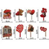 Sevgililer Günü Pasta Süsü Love 6 - Görsel 1