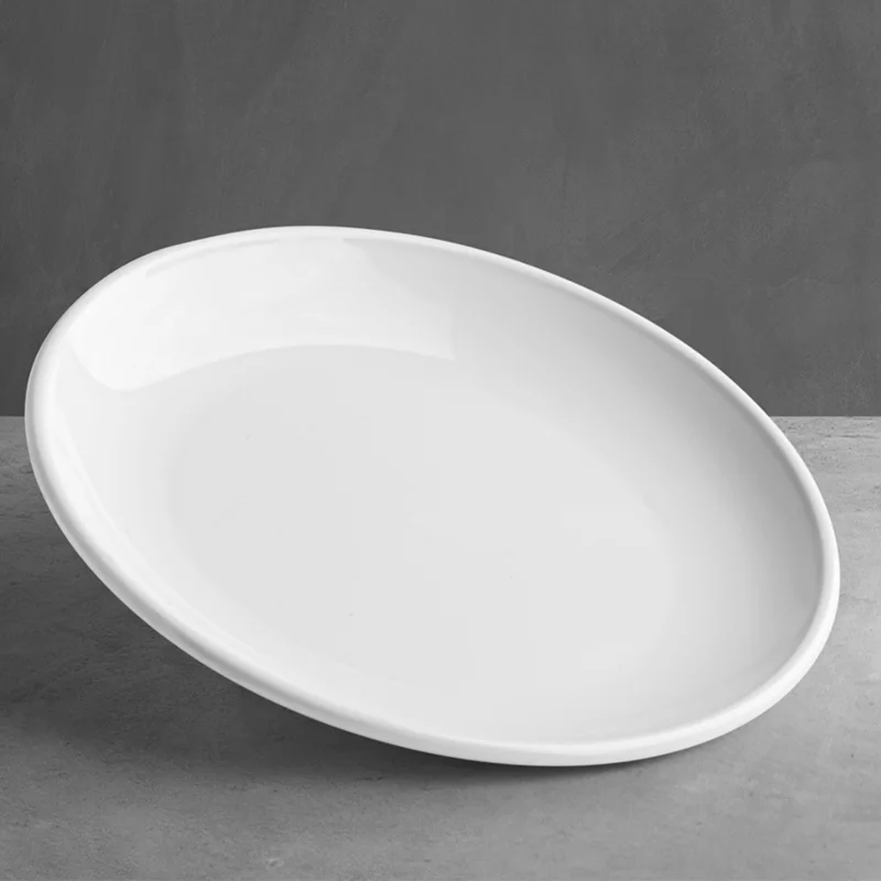 Shome Polikarbon Düz Tabak, Beyaz, 19 cm