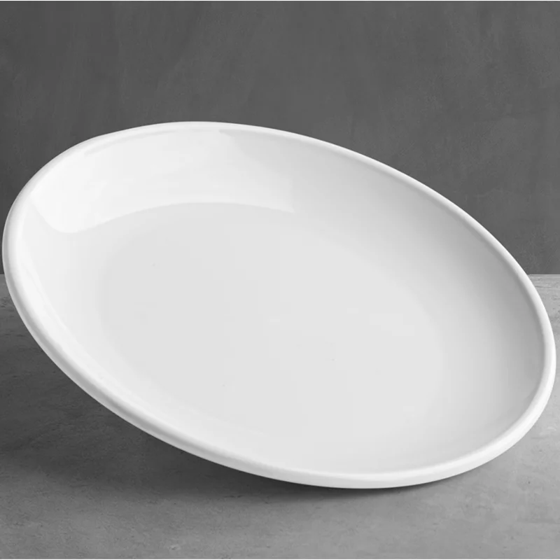 Shome Polikarbon Düz Tabak, Beyaz, 28 cm