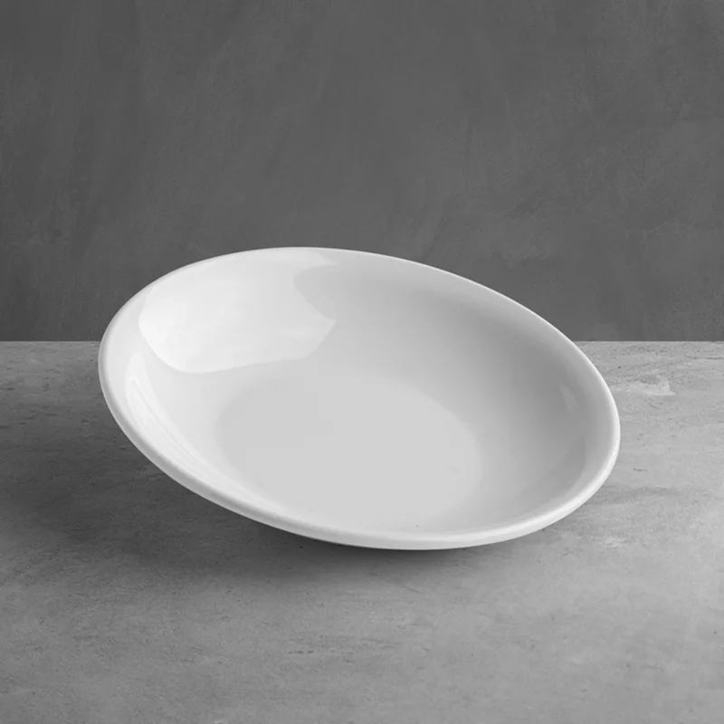 Shome Polikarbon Pilav Tabak, Beyaz, 19 cm
