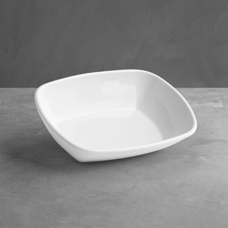 Shome Polikarbon Salata Tabak, Beyaz, 17x12 cm