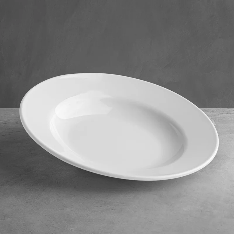 Shome Polikarbon Yemek Tabak, Beyaz, 21 cm