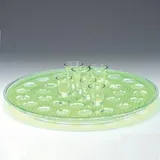 Zicco Shot Servis Standı, Polikarbon Tepsili, 35'li, 42 cm, Pembe - Görsel 1