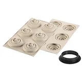 Silikomart Kit Mini Tarte Twist Silikon Kalıp - Görsel 1