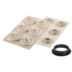 Silikomart Kit Mini Tarte Twist Silikon Kalıp