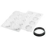 Silikomart Kit Tarte Ring Honore Silikon Kalıp, 8 cm - Görsel 1