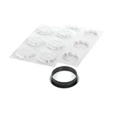 Silikomart Kıt Tarte Rıng Paradıs Silikon Kalıp, 80 mm - Görsel 1