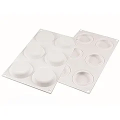 Silikomart Kit Tarte Ring Round Silikon Kalıp, 8 mm Çap