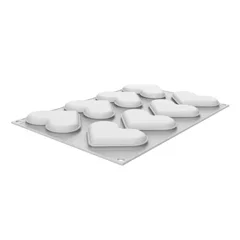 Silikomart Level Hearths 35 Kalp Silikon Kalıp