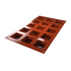 Silikomart Mauresque Square Silikon Çikolata Kalıbı
