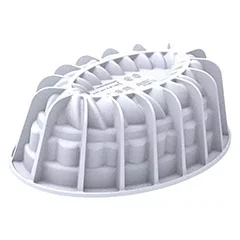 Silikomart Pleincoeur Oval Silikon Kalıp