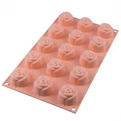 Silikomart Sf074 Küçük Gül Silikon Kalıp