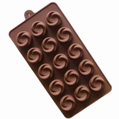 Epinox Gül Çikolata Kalıbı, Silikon, 21x10,5x1,9 Cm, Gl 21