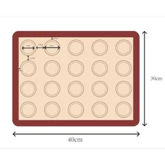 Epinox Silikon Makaron Mat, 40x30 Cm, Smm 43