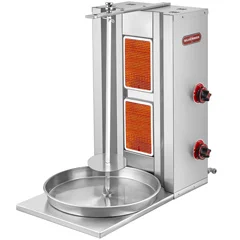 Silverinox Radyanlı Döner Ocağı Doğalgazlı