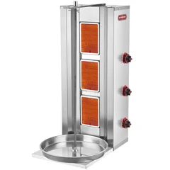 Silverinox Radyanlı Döner Ocağı Doğalgazlı