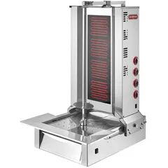 Silverinox 4 Radyanlı Döner Ocağı, Alttan Motorlu, Elektrikli