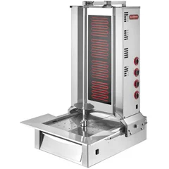 Silverinox 4 Radyanlı Döner Ocağı, Alttan Motorlu, Elektrikli