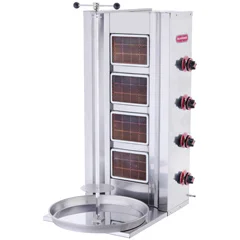 Silverinox 4 Radyanlı Döner Ocağı, Doğalgazlı