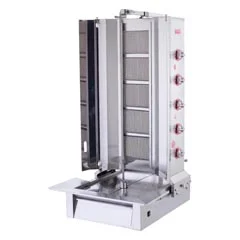 Silverinox 5 Radyanlı Döner Ocağı, Alttan Motorlu, Doğalgazlı