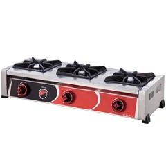 Silverinox Doğalgazlı Set Üstü Ocak, Üçlü