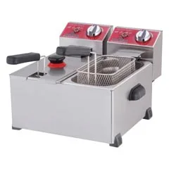 Silverinox Elektrikli Fritöz, 3+3 Litre