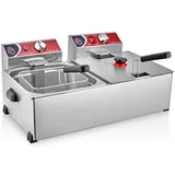 Silverinox Elektrikli Fritöz, 8+8 Litre - Görsel 1