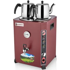 Silverinox Elit Demlikli Çay Makinesi