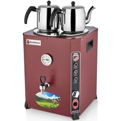 Silverinox Elit Demlikli Çay Makinesi