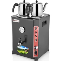 Silverinox Elit Demlikli Çay Makinesi