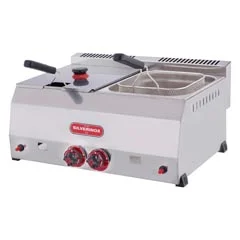 Silverinox Gazlı Fritöz, 8+8 Litre