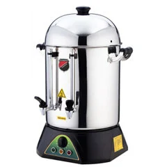 Silverinox Metal Musluklu Çay Makinesi Bardak Kapasiteli