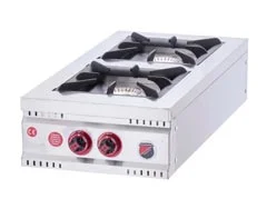 Silverinox Set Üstü Midi Ocak, 2 Gözlü, Dikey, LPG'li