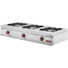 Silverinox Set Üstü Midi Ocak, 3 Gözlü, Doğalgazlı