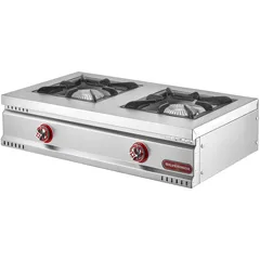 Silverinox Set Üstü Midi Ocak, Çift Gözlü, Doğalgazlı