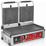 Silverinox Style Elektrikli Çift Kapaklı Hamburger Makinesi, 20 Dilim - Görsel 1