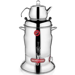 Silverinox Tek Demlikli Çay Semaveri
