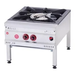 Silverinox Yer Ocağı, Çift Yanışlı, 60x70x50 cm, LPG-NG