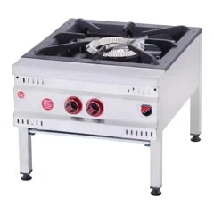 Silverinox Yer Ocağı, Çift Yanışlı, 60x70x50 cm, LPG-NG
