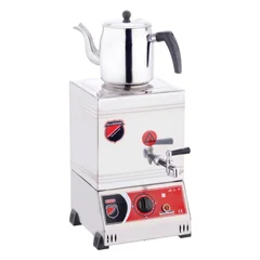 Silverinox 1 Demlikli Çay Kazanı, Pleytsiz, Kaynaklı, Elektrikli, 15'lik