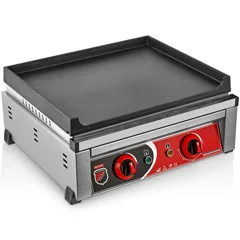 Silverinox Döküm Izgara, Elektrikli, Düz, 50 cm