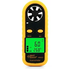 Smart Sensor AR 816 Rüzgar Hızı ve Sıcaklık Ölçer, Anemometre