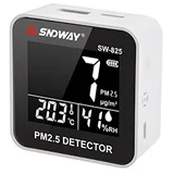Sndway SW-825 PM2.5 Partikül Ölçer, Sıcaklık ve Nem Monitörü - Görsel 1