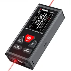 Sndway SW-DR60 Çift Yön Lazerli Lazermetre, 60m + 60m, Dikey ve Yatay Ölçüm