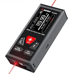 Sndway SW-DR60 Çift Yön Lazerli Lazermetre, 60m + 60m, Dikey ve Yatay Ölçüm