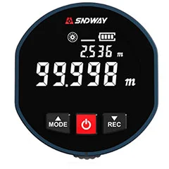 Sndway SW-X30D Dijital Rulo Mesafe Ölçer, Lazerli Ölçüm