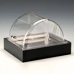 Zicco Soğutuculu Teşhir Standı, Polikarbon Roll Top Kapaklı, 30x36x25 cm
